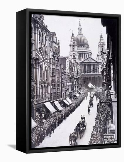 Re-Opening of St Paul's Cathedral, London, 1930-null-Framed Stretched Canvas