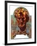 "Re -print of "Bronze Lincoln"," February 1, 1976-Joseph Christian Leyendecker-Framed Giclee Print