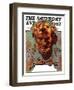 "Re -print of "Bronze Lincoln"," Saturday Evening Post Cover, February 1, 1976-Joseph Christian Leyendecker-Framed Giclee Print