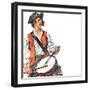 "Re-print of "Colonial Drummer"," July/Aug 1976-Joseph Christian Leyendecker-Framed Giclee Print