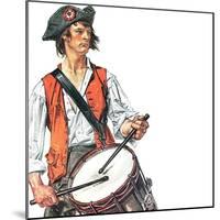 "Re-print of "Colonial Drummer"," July/Aug 1976-Joseph Christian Leyendecker-Mounted Giclee Print