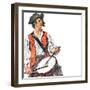 "Re-print of "Colonial Drummer"," July/Aug 1976-Joseph Christian Leyendecker-Framed Premium Giclee Print