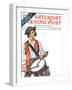 "Re-print of "Colonial Drummer"," Saturday Evening Post Cover, July/Aug 1976-Joseph Christian Leyendecker-Framed Giclee Print