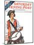 "Re-print of "Colonial Drummer"," Saturday Evening Post Cover, July/Aug 1976-Joseph Christian Leyendecker-Mounted Giclee Print