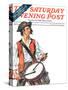 "Re-print of "Colonial Drummer"," Saturday Evening Post Cover, July/Aug 1976-Joseph Christian Leyendecker-Stretched Canvas