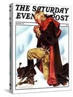 "Re-print of "George Washington at Valley Forge"," Saturday Evening Post Cover, November 1, 1975-Joseph Christian Leyendecker-Stretched Canvas