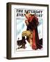 "Re-print of "George Washington at Valley Forge"," Saturday Evening Post Cover, November 1, 1975-Joseph Christian Leyendecker-Framed Giclee Print