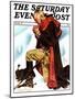 "Re-print of "George Washington at Valley Forge"," Saturday Evening Post Cover, November 1, 1975-Joseph Christian Leyendecker-Mounted Giclee Print