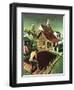 "Re print of "Spring 1942"," April 18, 1942-Grant Wood-Framed Giclee Print