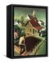 "Re print of "Spring 1942"," April 18, 1942-Grant Wood-Framed Stretched Canvas