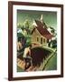 "Re print of "Spring 1942"," April 18, 1942-Grant Wood-Framed Giclee Print