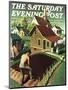 "Re print of "Spring 1942"," Saturday Evening Post Cover, April 18, 1942-Grant Wood-Mounted Giclee Print