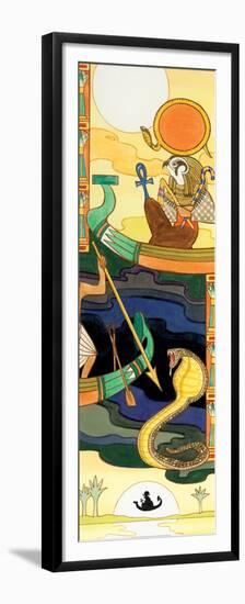 Re (Ra), Egyptian Mythology-Encyclopaedia Britannica-Framed Premium Giclee Print