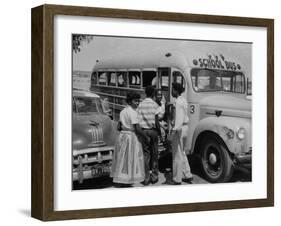 Re: School Segregation Fort Worth, Texas-null-Framed Photographic Print