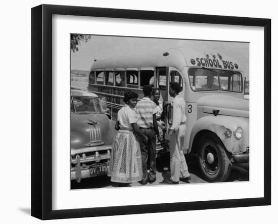 Re: School Segregation Fort Worth, Texas-null-Framed Photographic Print