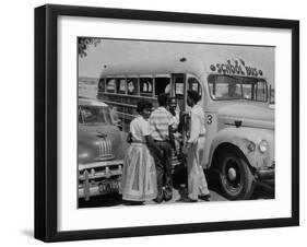 Re: School Segregation Fort Worth, Texas-null-Framed Photographic Print