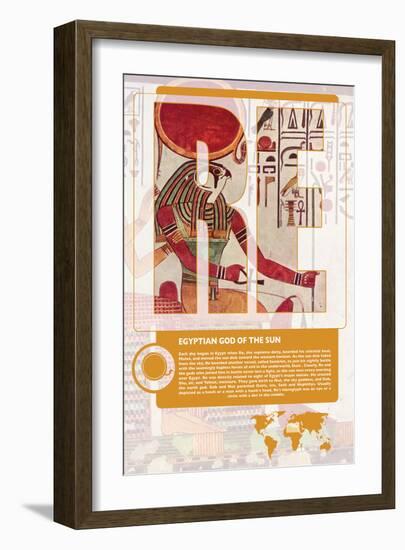 Re World Mythology Poster-Christopher Rice-Framed Art Print