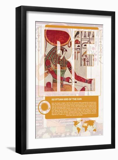 Re World Mythology Poster-Christopher Rice-Framed Art Print