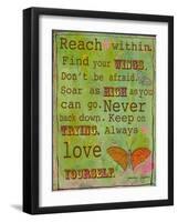 Reach Within-Tammy Kushnir-Framed Giclee Print