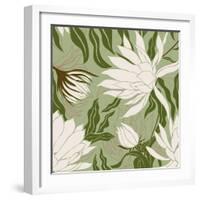 Reaching Flowers-Incado-Framed Art Print