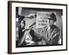 Reaching for Steadied Hand of Parkinson's Disease Patient after Successful Brain Operation-Alfred Eisenstaedt-Framed Premium Photographic Print