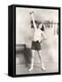 Reaching Her Fitness Goals-null-Framed Stretched Canvas