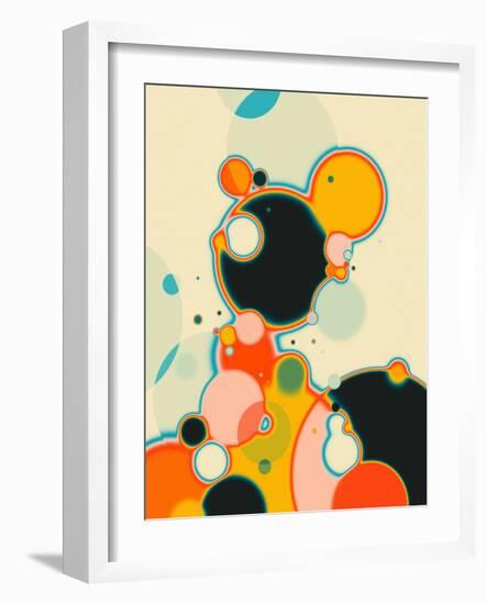 Reaction 1-Jazzberry Blue-Framed Giclee Print