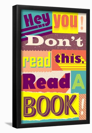 Read A Book-null-Framed Poster