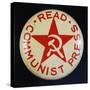 Read Communist Press Button-David J. Frent-Stretched Canvas