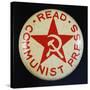 Read Communist Press Button-David J. Frent-Stretched Canvas