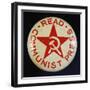 Read Communist Press Button-David J. Frent-Framed Photographic Print