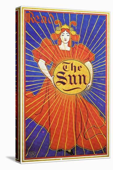 Read The New York Sun-Louis John Rhead-Stretched Canvas