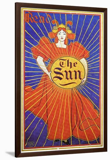 Read The New York Sun-Louis John Rhead-Framed Art Print