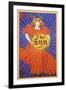 Read The New York Sun-Louis John Rhead-Framed Art Print