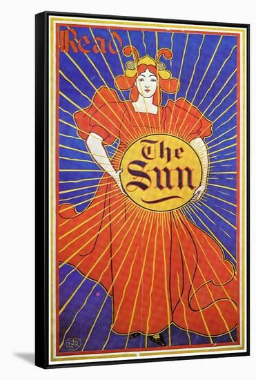 Read The New York Sun-Louis John Rhead-Framed Stretched Canvas