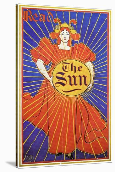 Read The New York Sun-Louis John Rhead-Stretched Canvas