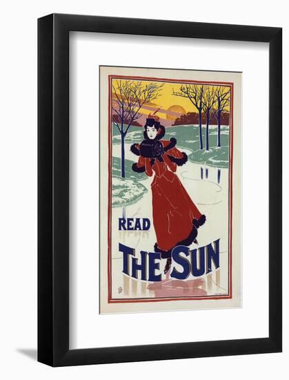 Read the Sun - Poster-Louis Rhead-Framed Art Print