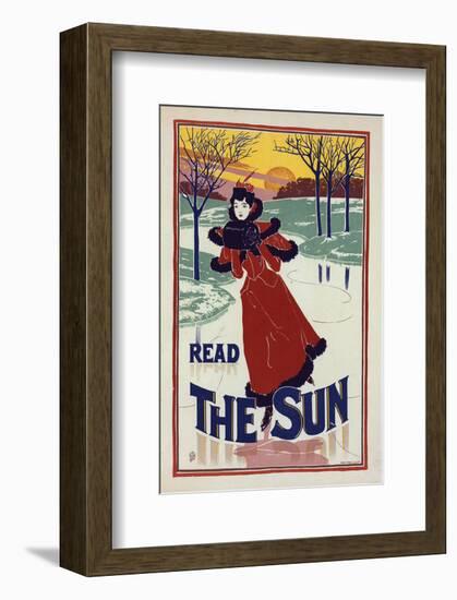 Read the Sun - Poster-Louis Rhead-Framed Art Print