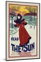 Read the Sun - Poster-Louis Rhead-Mounted Art Print