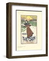 Read The Sun-Louis J Rhead-Framed Collectable Print