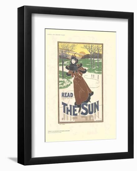 Read The Sun-Louis J Rhead-Framed Collectable Print