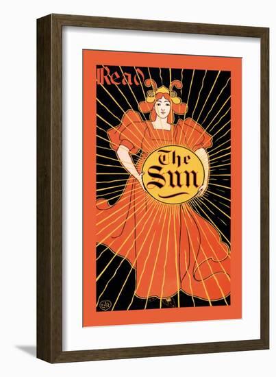 Read the Sun-Louis John Rhead-Framed Art Print