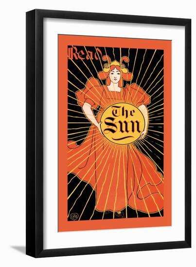 Read the Sun-Louis John Rhead-Framed Art Print