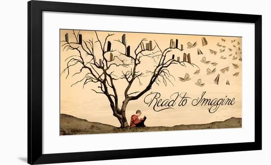 Read to Imagine-Jeanne Stevenson-Framed Art Print