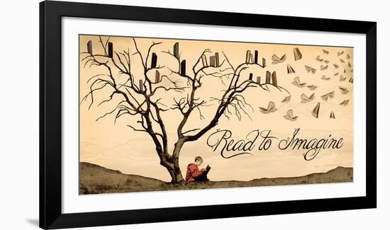 Read to Imagine-Jeanne Stevenson-Framed Art Print