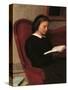 Reader (Marie, the Artists Sister)-Henri Fantin-Latour-Stretched Canvas