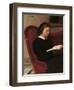 Reader (Marie, the Artists Sister)-Henri Fantin-Latour-Framed Art Print