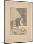 Reader with a Lamp, 1895 (Colour Litho)-Jozsef Rippl-Ronai-Mounted Giclee Print