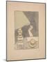 Reader with a Lamp, 1895 (Colour Litho)-Jozsef Rippl-Ronai-Mounted Giclee Print