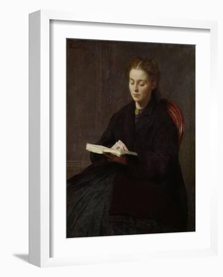 Reading, 1863-Henri Fantin-Latour-Framed Giclee Print